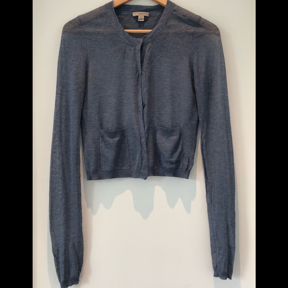 Burberry Brit Cropped Cardigan NWOT